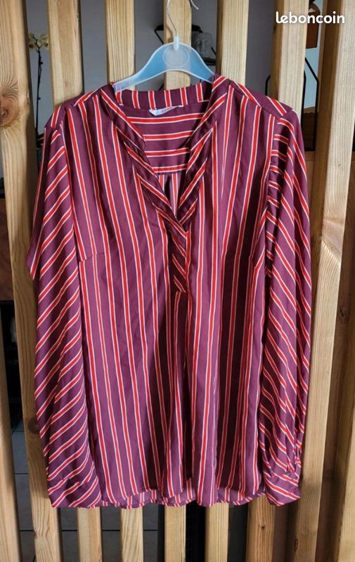 Blouse épaisse Sans Manches Camaïeu - Taille 38 - Crème - Très Bon état