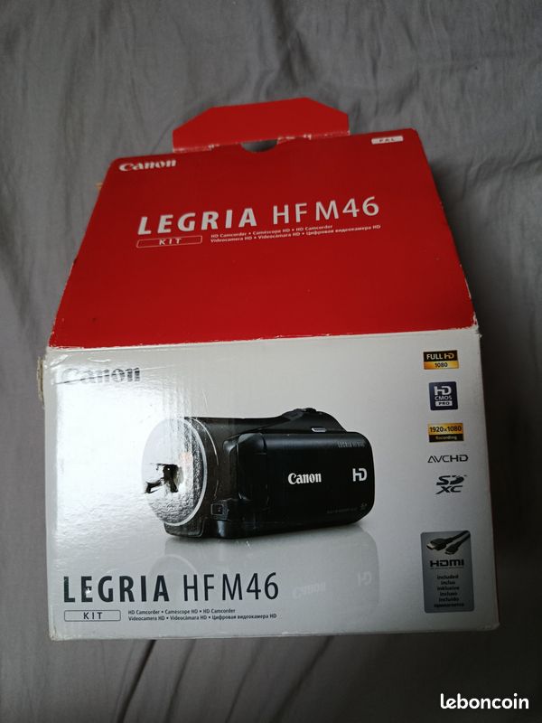 Caméscope canon Legria HF M46 Photo, audio vidéo