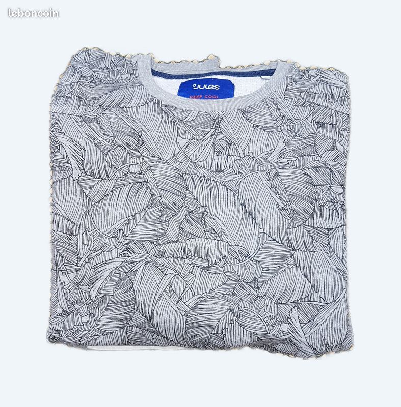 Pull homme marque jules t. s gris occasion, à Saulx Les Chartreux