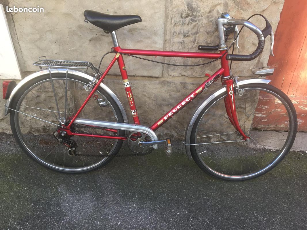 Vélo Enfant Ancien Peugeot Sportive – Rénové, Noir, 3 Vitesses, France