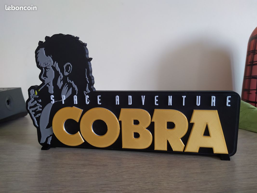 Enseigne Space Adventure Cobra - Affiche Collection Manga Anime à Exposer