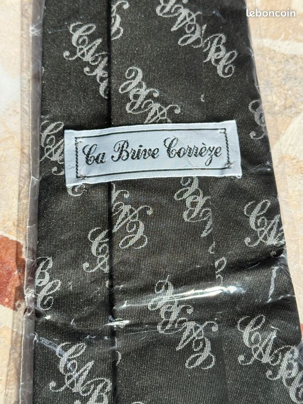 Cravate " BRIVE CORREZE" vintage (image 3)