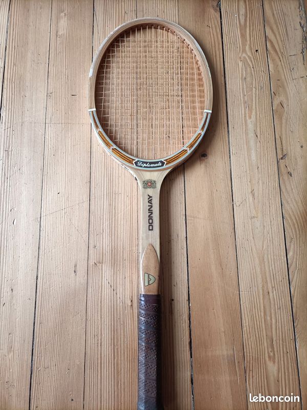 Raquette De Tennis Vintage Donnay Lady Flex - Bois - Taille Poignée 4 3/8 - Occasion