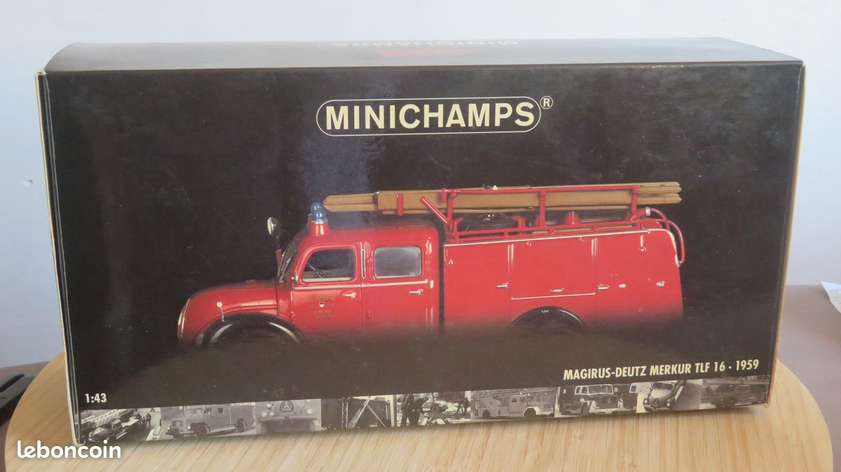Magirus TLF 16 Merkur Pompiers 1959 - Minichamps 1/43