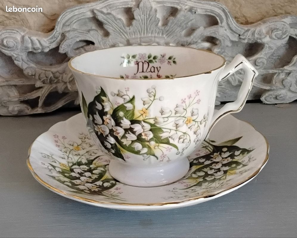 Tasse anglaise en porcelaine Aynsley (image 2)