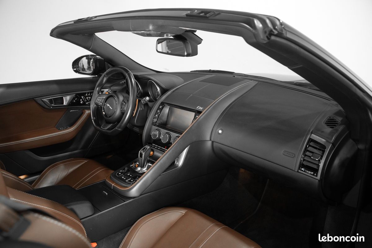 Jaguar F-Type V6 S - 380 cv - Origine France - Historique complet Jaguar - Très bien équipée (image 10)