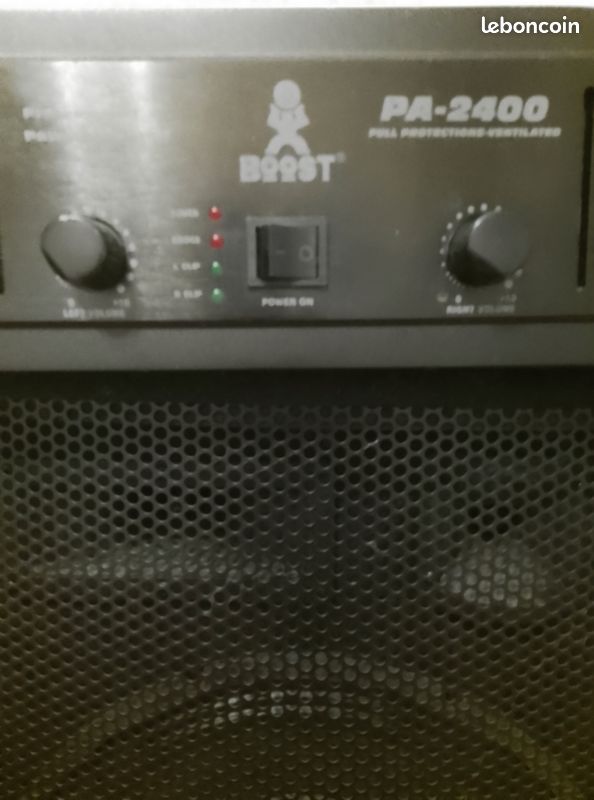 Amplificateur De Puissance Boost PA2400 - Analogique Vintage - Neuf Old Stock