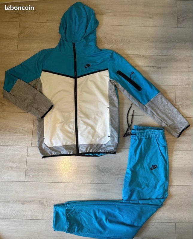 Ensemble survêtement Nike homme bleu neuf (sans étiquette) Vêtements