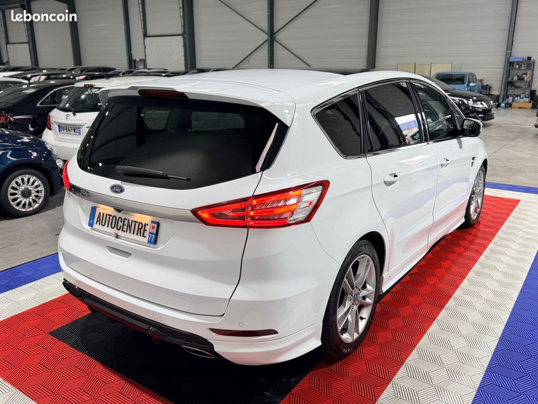 Ford s-max 2.0 tdci 180 ch st-line powershift / carplay / camera / distribution faite / gps / clim / garantie (image 2)