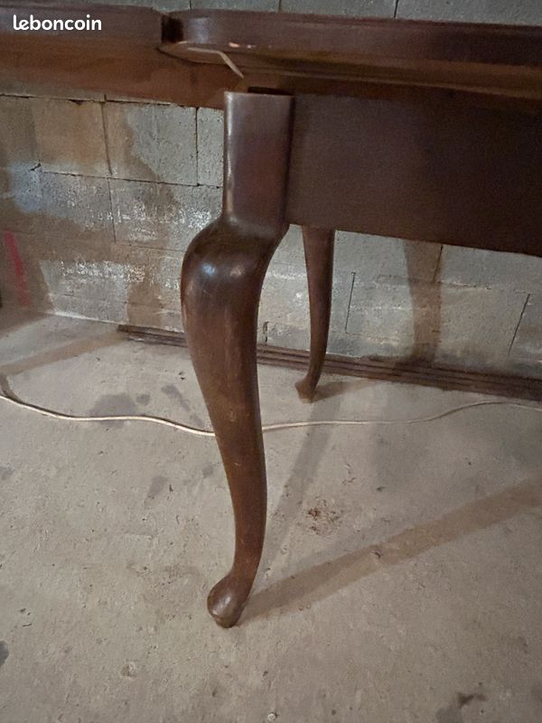 Table extensible Wita – 120 à 211 cm – Rallonges intégrées – Vintage (image 7)
