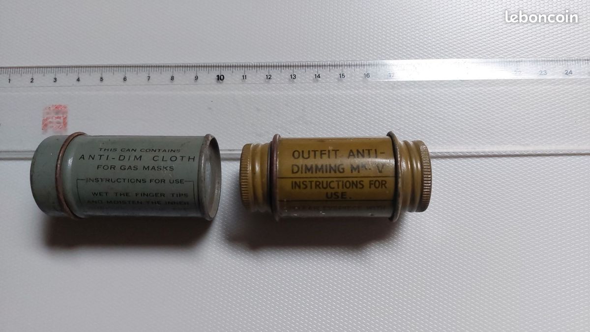 « ANTI-DIM » FOR GAS MASK US WW2 ou WW1 (image 1)
