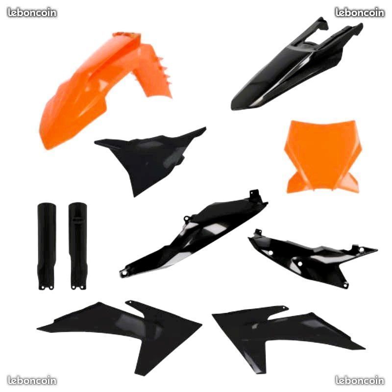 Kit plastiques KTM SX / SXF 125 à 450 année 2023 à 2024 BICOLOR (image 1)