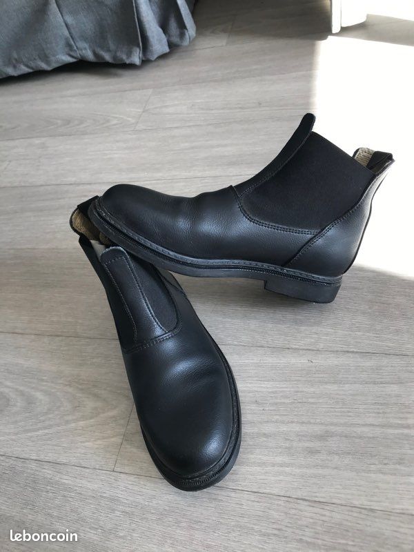 Chaussure boots cheval équitation T 34 décathlon (image 2)