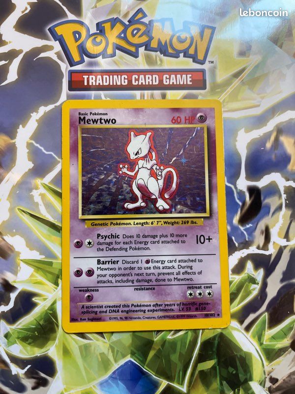 mewtwo pokemon card value 10/102 Mewtwo 10/102 - Set de Base main image 0