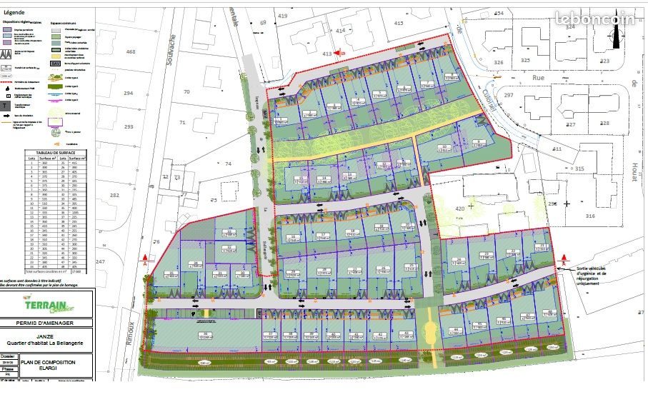 Terrain a batir · à Janzé · 70 000 €