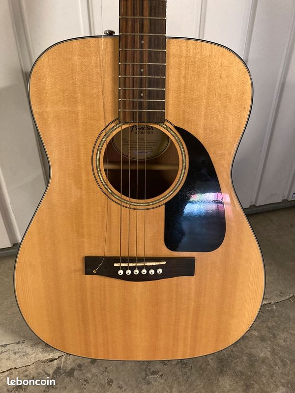 Pack Guitare Folk acoustique Fender CF-60 TBE (image 2)