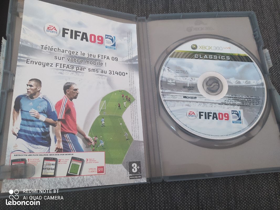 Jeu Xbox 360 Fifa 09 (image 2)
