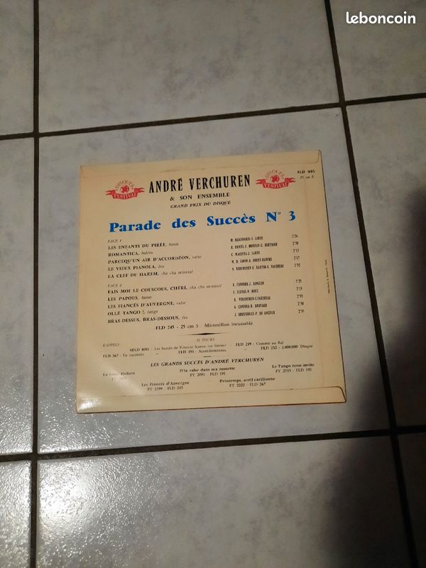 Disques 33 tours andre verchuren (image 8)