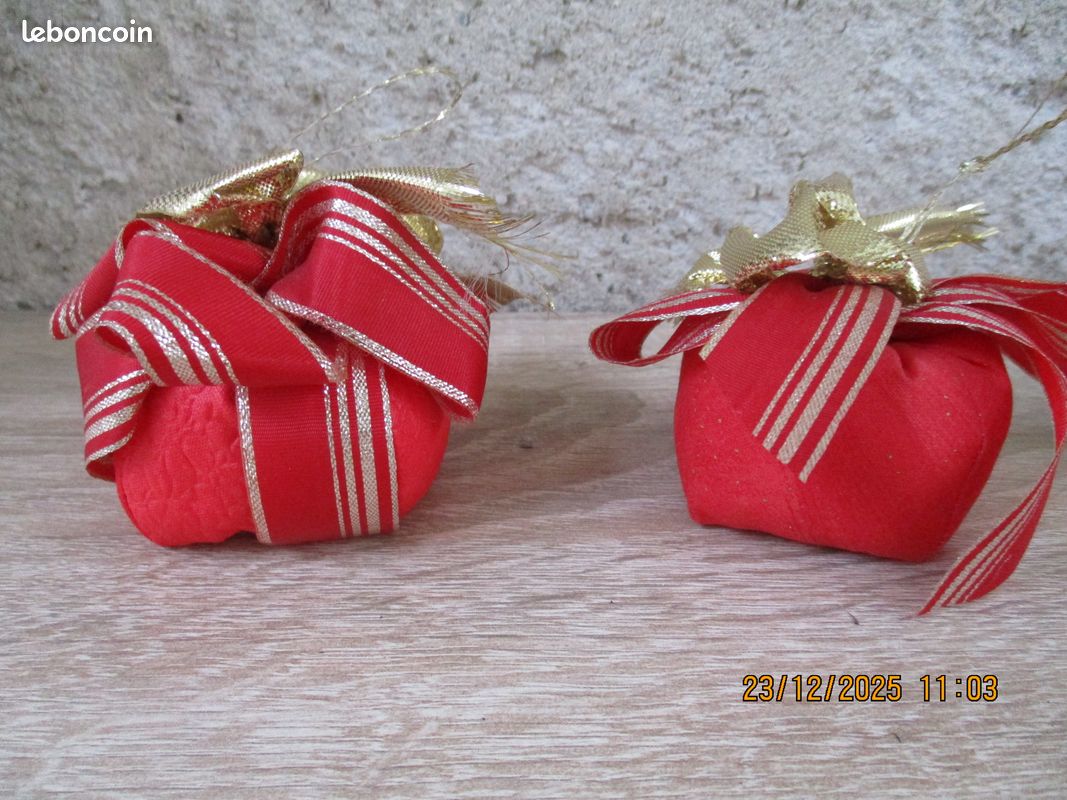 Déco Noël tissu à suspendre (image 1)