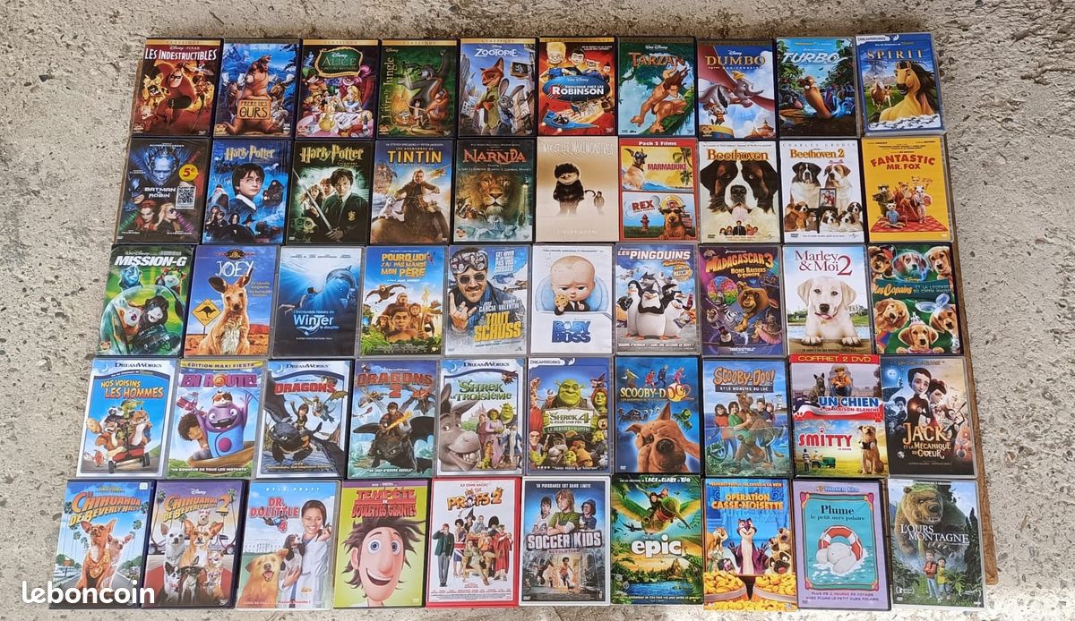 Lot 50 dvd enfant (image 1)