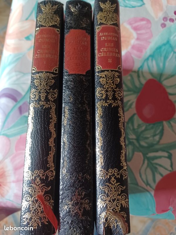 Lot de 3 livres les crimes célèbres (image 1)