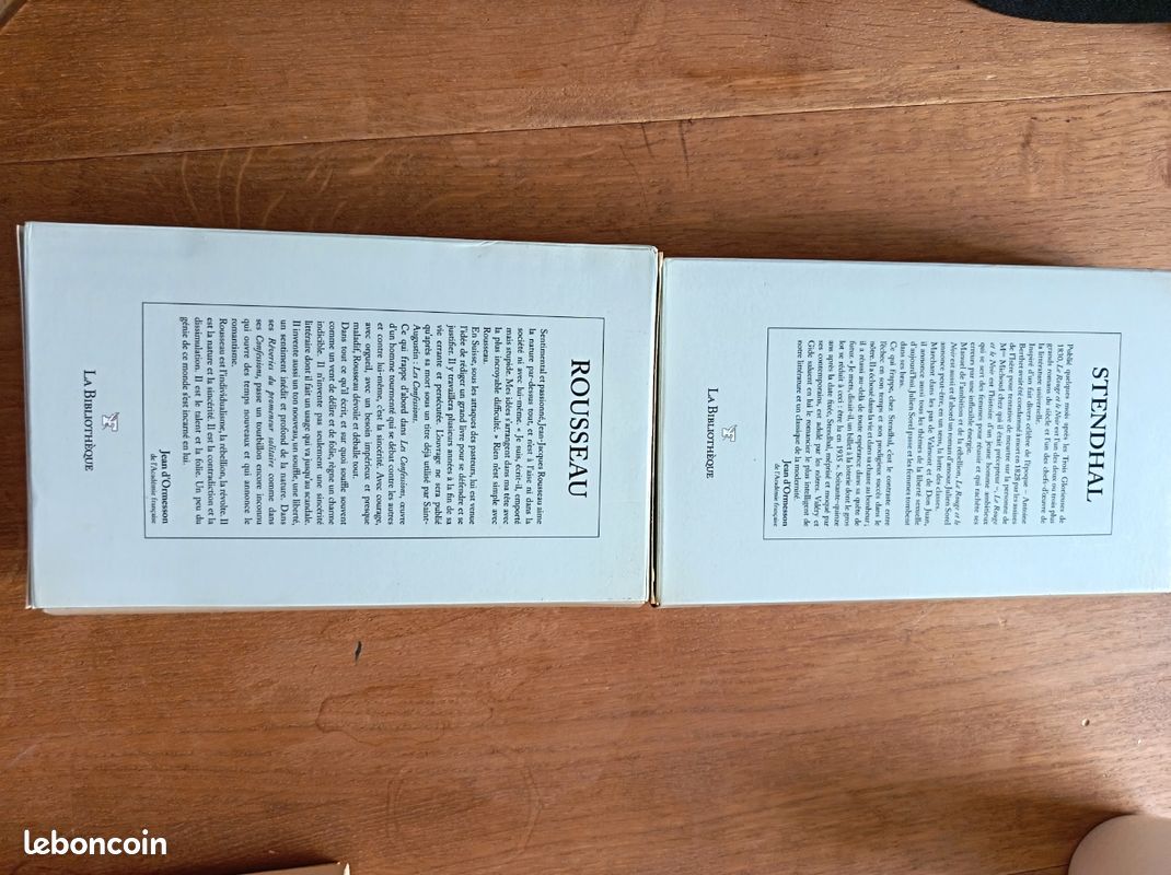 Deux livres de la collection la bibliothèque de jean d'Ormesson (image 3)