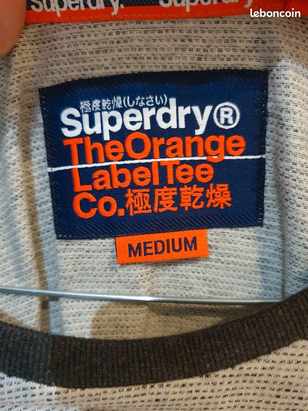 T-shirt superdry manche longue (image 3)