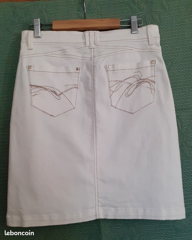 Jupe beige très clair (image 3)