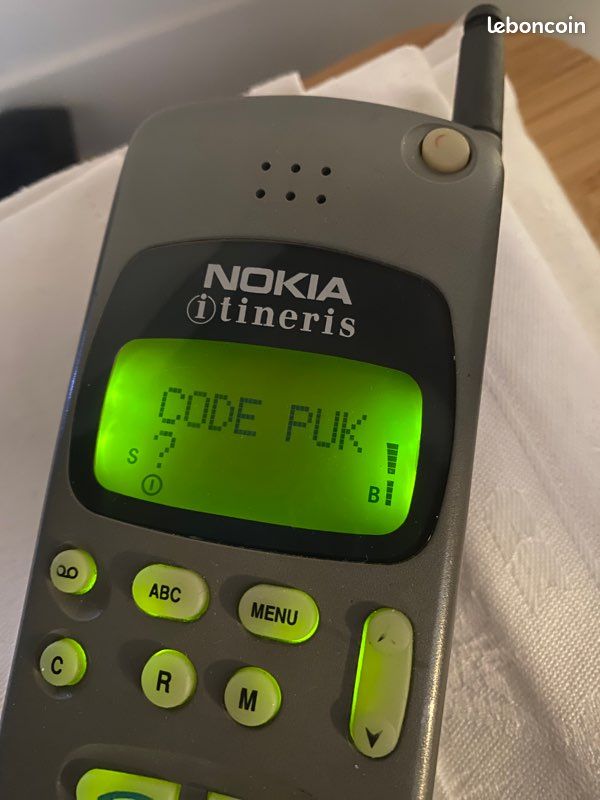 Rare collector vintage Nokia 2110 NHE-3DN 1994 ITINERIS GSM 1er sms Nokia tune fonctionnel très bon etat (image 4)
