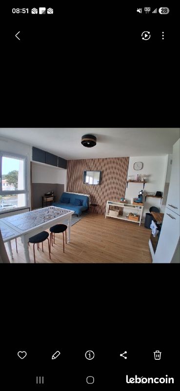 Appartement 2 pièces 40 m² · à Saint-Jean-de-Monts · 40 m² · 600 €/mois