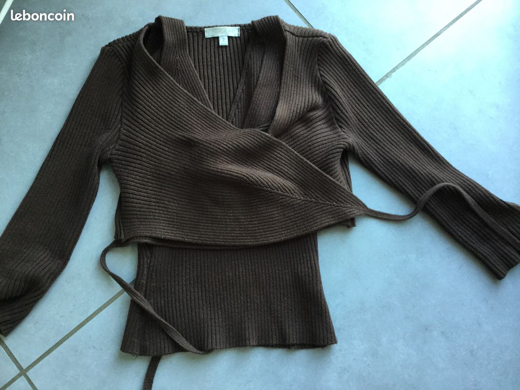 Pull sans manches plus gilet à superposer (image 1)