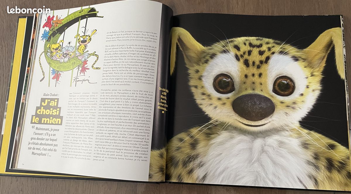 Bandes dessinees le livre et la bd du film marsupilami + 1 poster + 1 peluche marsu (image 9)
