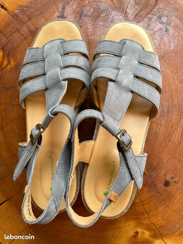 Sandales naturalista femme 42 état neuf Chaussures