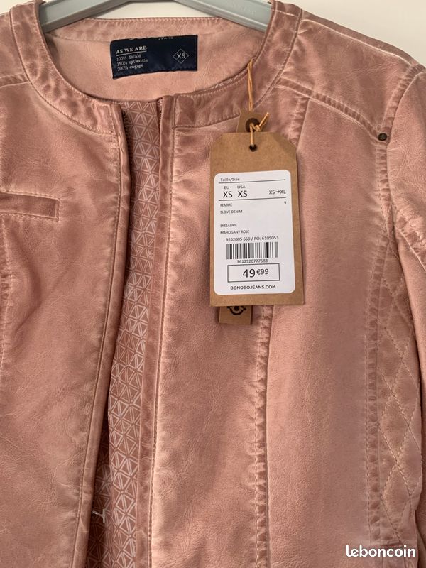 Blouson simili cuir (image 3)