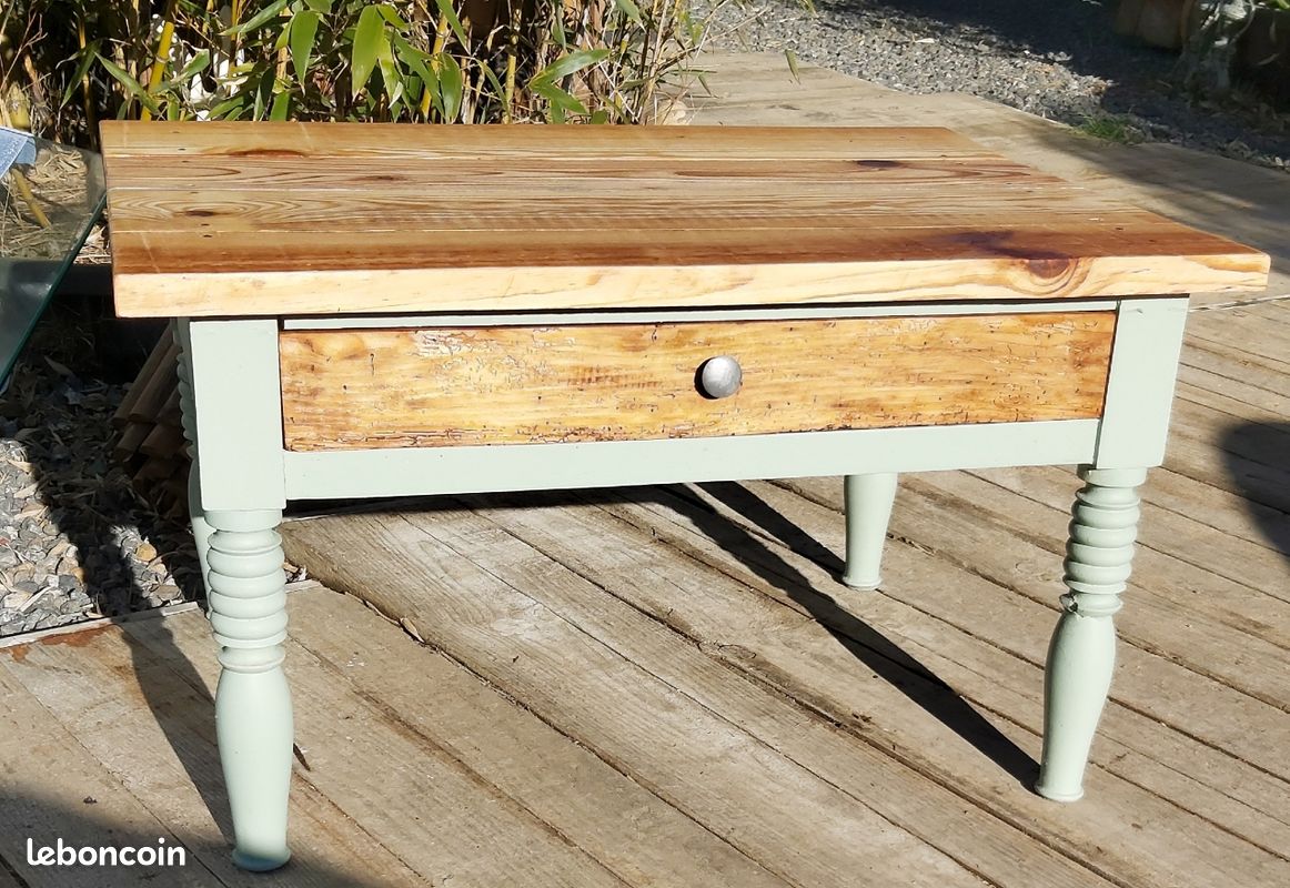 Table basse campagne chic (image 2)
