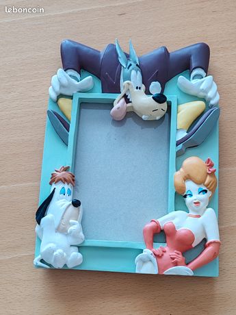 Rare figurine cadre photo DROOPY Démons et Merveilles 1995 - Décoration