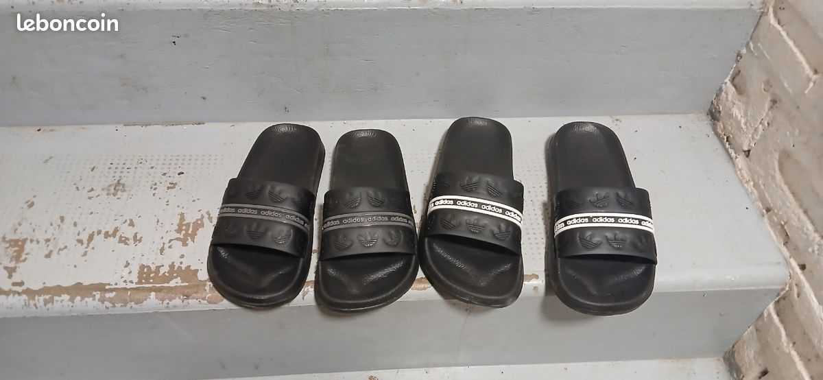 Le lot des claquettes Adidas neuf (image 1)