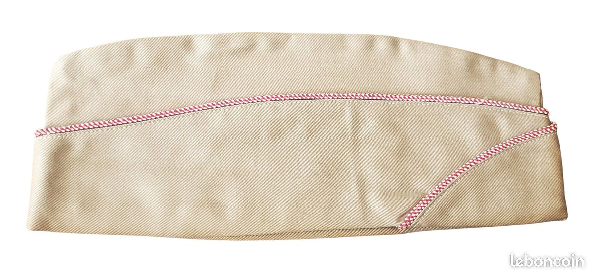 Bonnet de police troupe chino/été génie US WW2 (image 1)