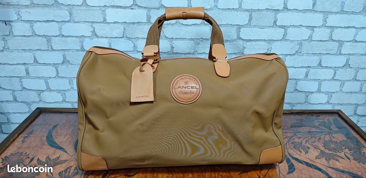 Sac de voyage en toile LANCEL neuf Accessoires Bagagerie