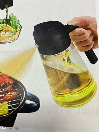 QPulverisateur D'huile Et Distributeur D'huile 2 En 1 - Sans