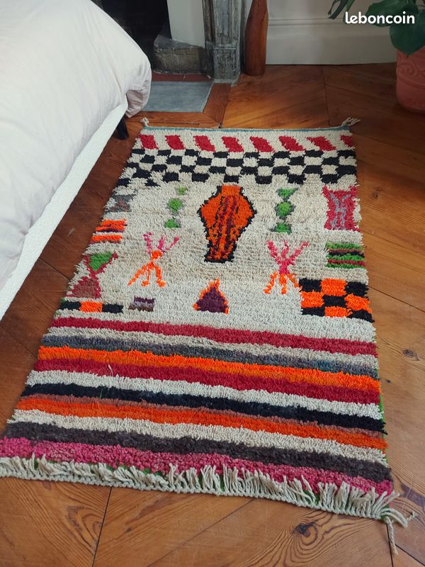 Tapis berbère Marocain 100% laine - Les Possibles