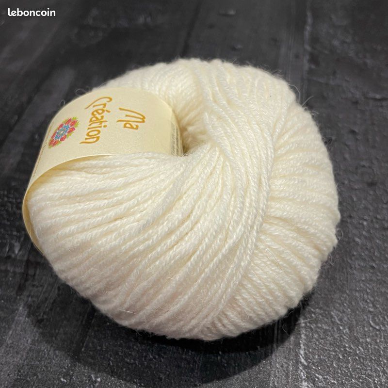 Alpaga yack mérinos et soie Noble AB naturel sans teinture 10 pelotes de 50g 120m (image 5)
