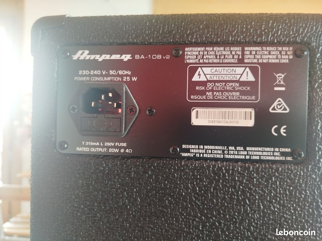 Ampli Basse Ampeg Ba-108 (image 3)