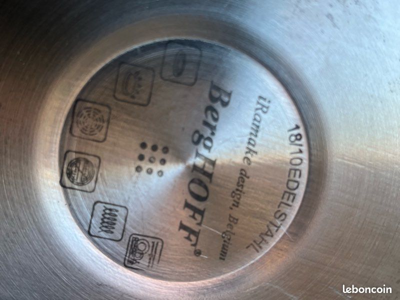Bouilloire inox BergHOFF sifflante. 1,5 litres, tous feux (image 2)