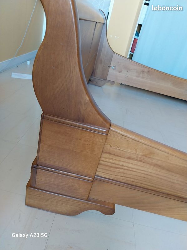 Cadre de lit en bois massif 160×200 (image 4)