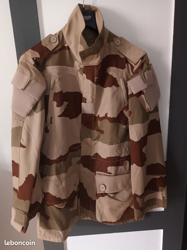 Veste de combat treillis armée française T4S2 cam désert sable 89/96C neuve (image 1)