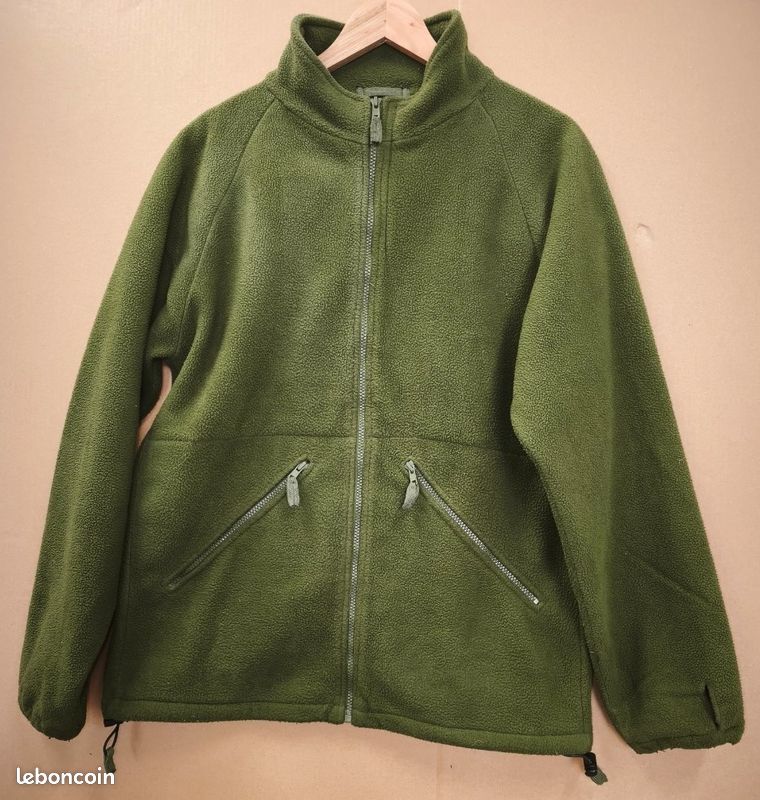 Veste/Blouson polaire VERTE (modèle 95) des soldats de l'armée britannique en taille M/L - OCCASION en très bon état (image 7)