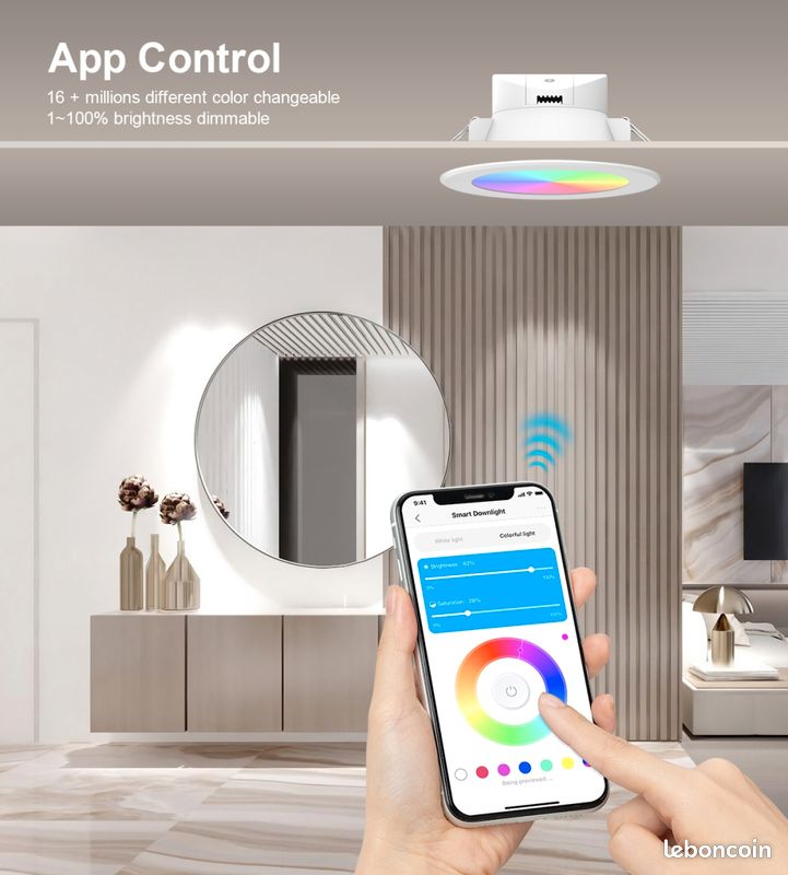 Lot 4 spots livolo smart downlight (image 5)