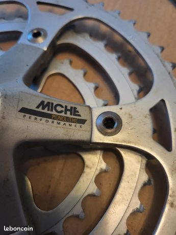 Pédalier Double Plateau 48/40 Dents, Manivelles 170mm, Acier, Pour Vélo Course Vintage
