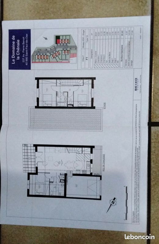 Maison 4 pièces 84 m² · à Saint-Paul-lès-Dax · 84 m² · 1 090 €/mois